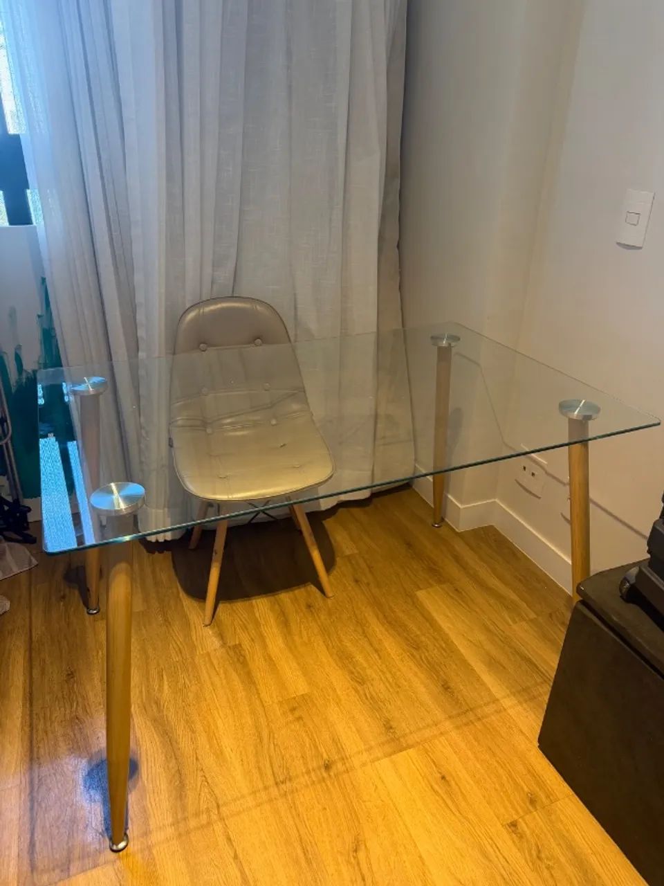 Mesa de escritório de vidro  - Foto 3