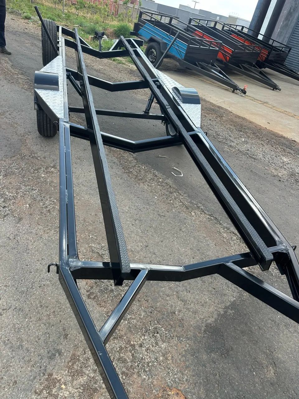 Carreta berço pra barco - Foto 4