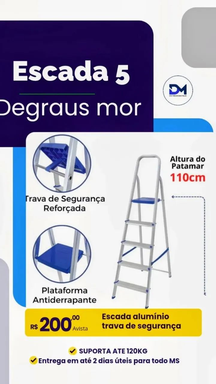 Escadas de alumínio 