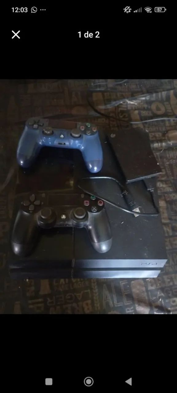PS4 com HD Externo 