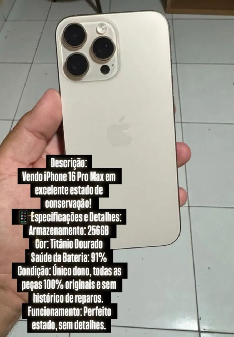 iPhone 16 pro max 