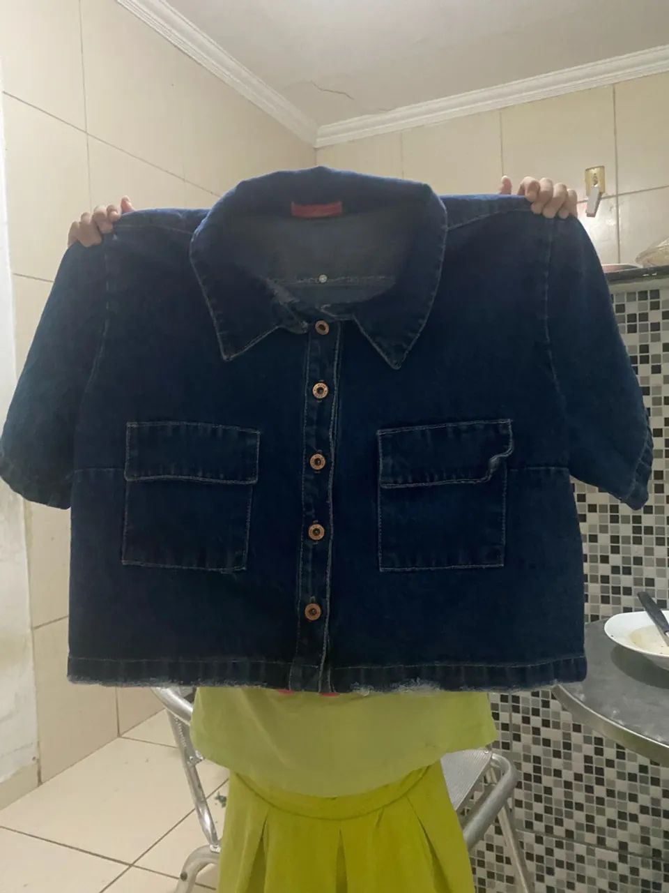 Blazer jeans feminino 