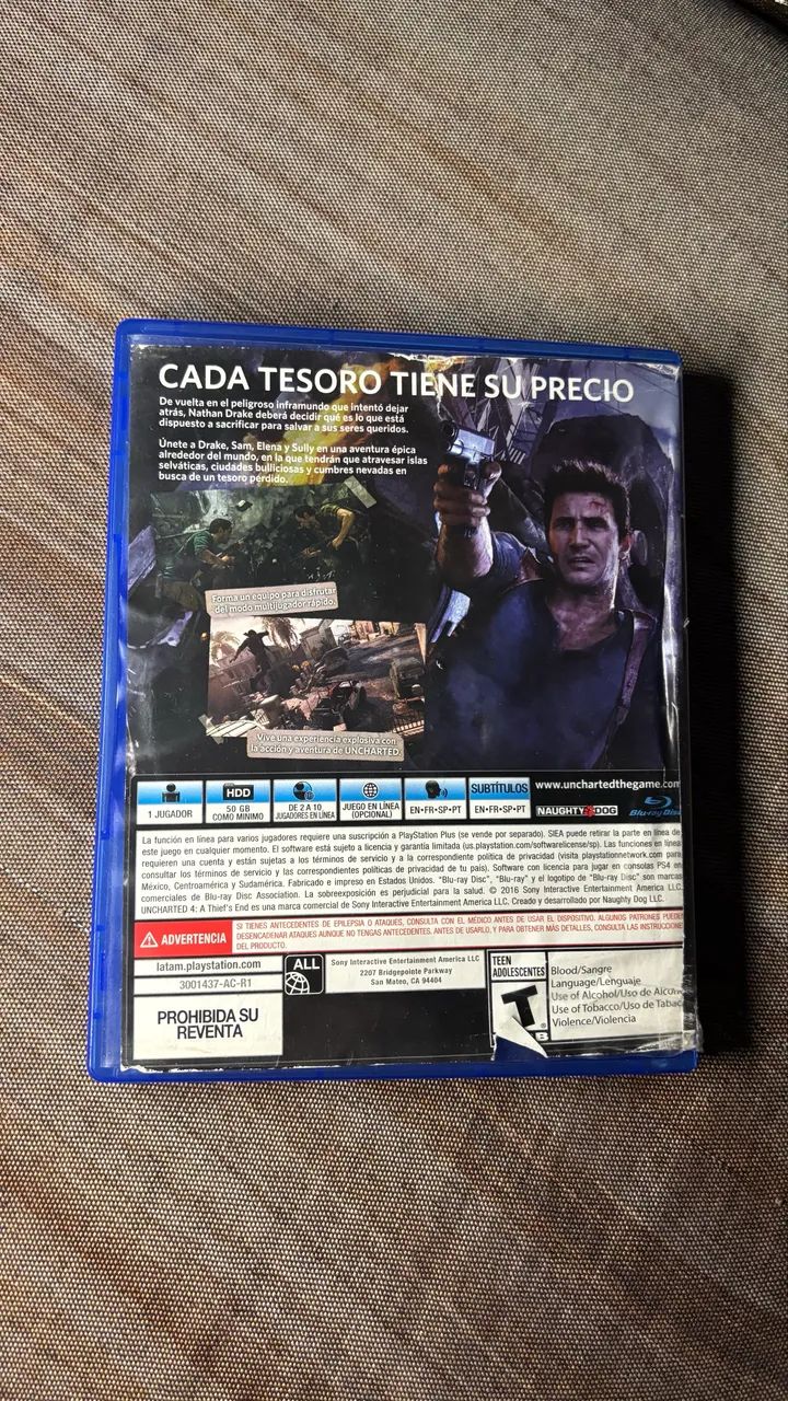 Uncharted 4 - Ps4  - Foto 3