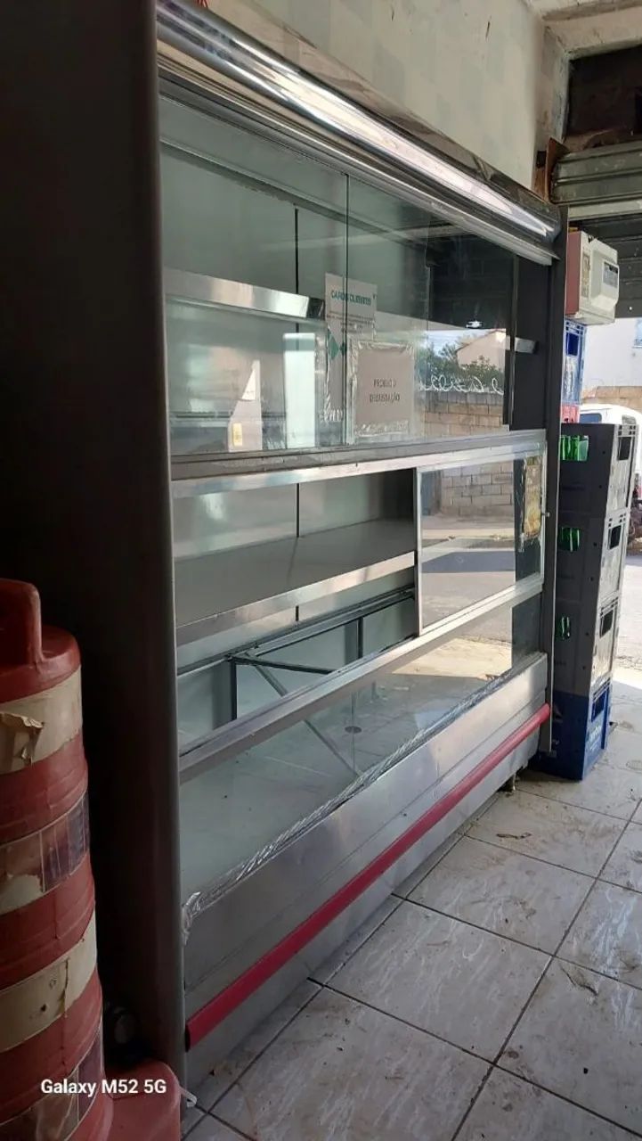 Balcão expositor vitrine serve para mercearia supermercado padaria! - Foto 2