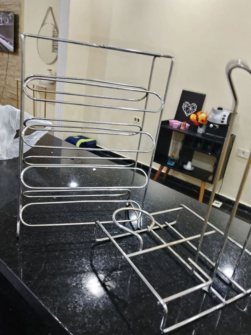 Suporte de café cápsulas e copos descartáveis 