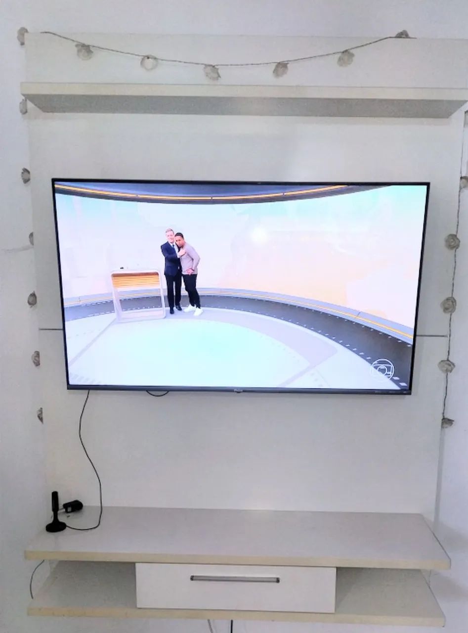 Rack Sala de TV - Branco - MDF - Foto 2