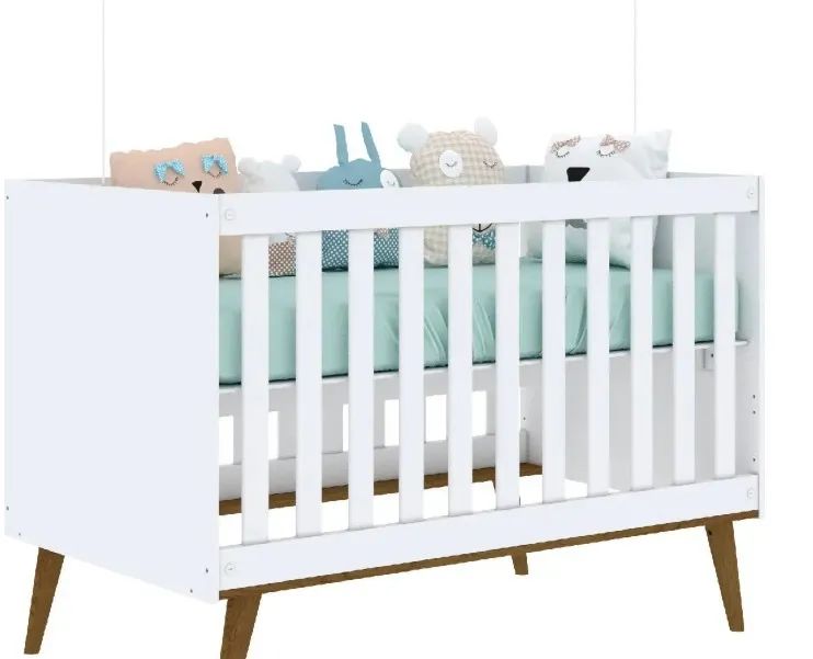 Berço mini cama + colchão COMPLETO! - Foto 4