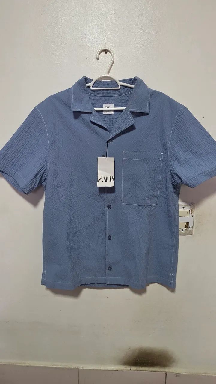 Camisa Zara original - tamanho M  - Foto 5