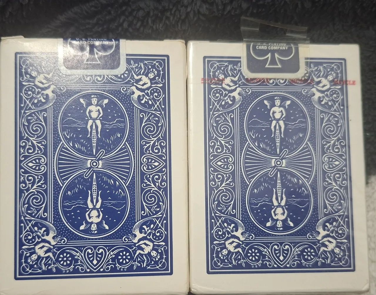 Bicycle playing cards Ohio 青パッケージ入り　未開封 Baralho Bicycle Rider Back Blue Seal Cincinnati Ohio Lacrado