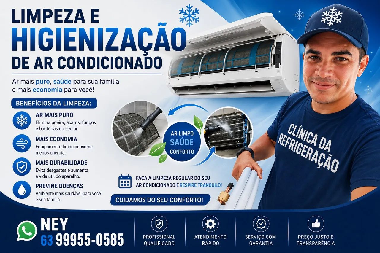 Serviços de ar condicionado, Geladeira e máquina de lavar  - Foto 2