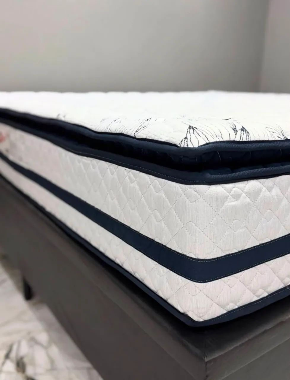 Cama Baú King bipartida Com Colchão Blue Molas ensacadas individualmente  - Foto 3