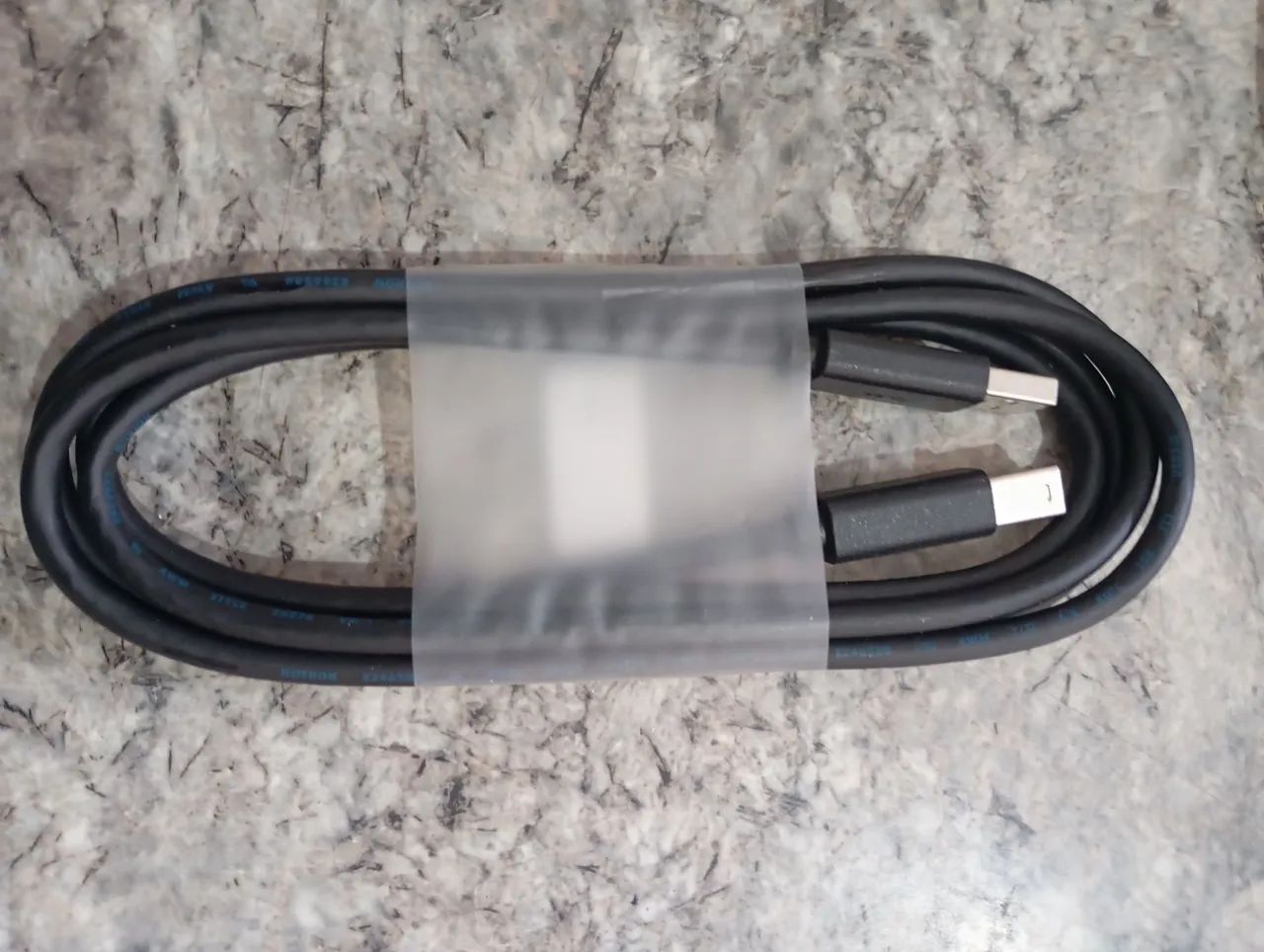 Kit com 5 cabos USB-B 3.0  1,80m. - Foto 3