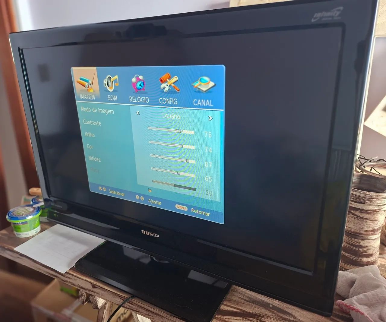 TV SEMP LED 32" - Modelo LC3246WDA KK