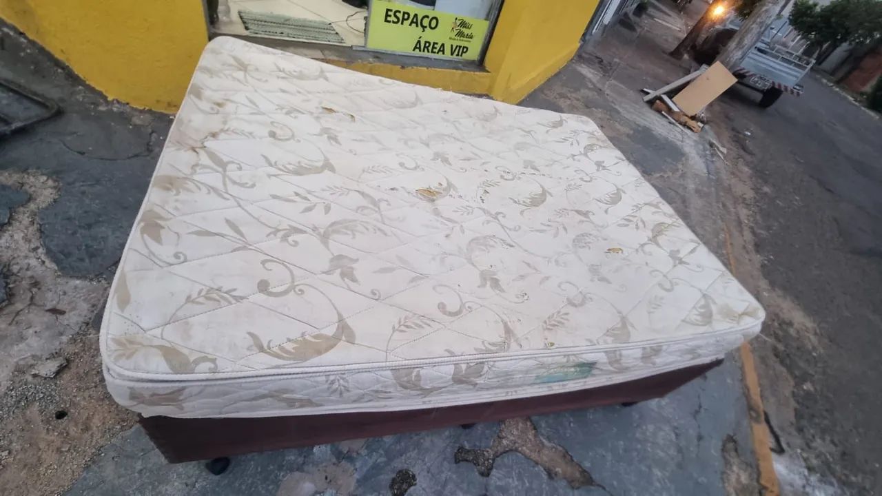 Cama box casal com colchão separado da base espuma D.A.60 - Foto 3