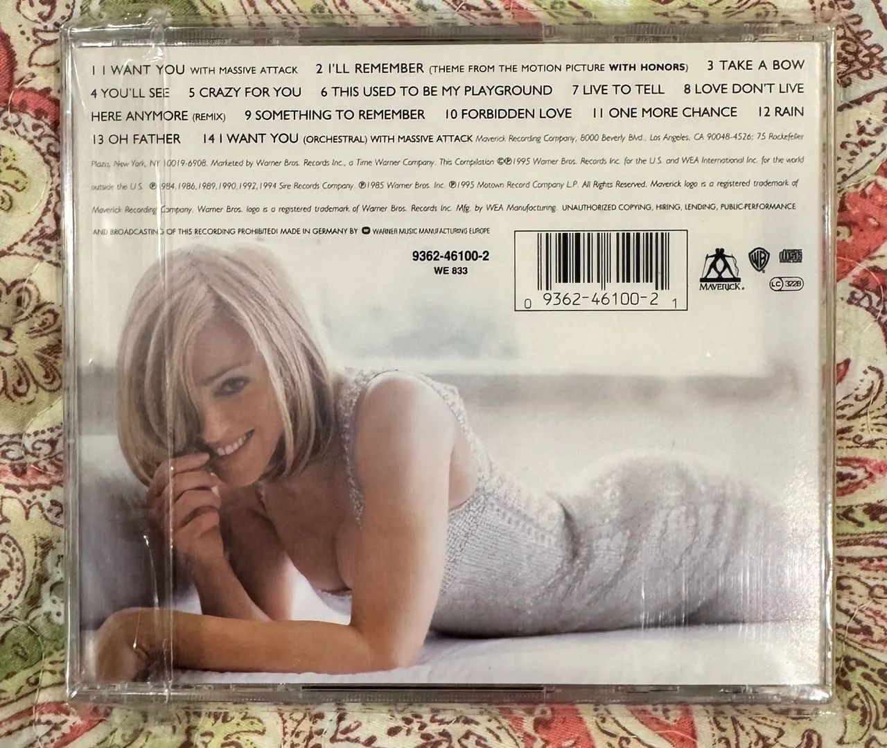 CD Madonna - Something To Temember (Alemão) - Foto 2