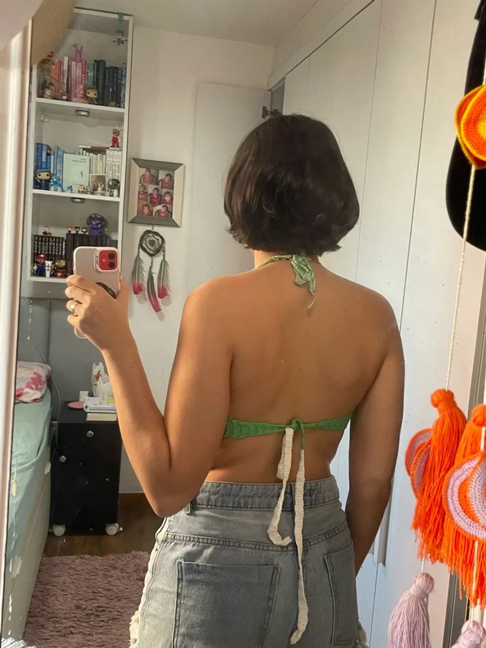 TOP DE CROCHÊ VERDE | Pronta entrega - Foto 2