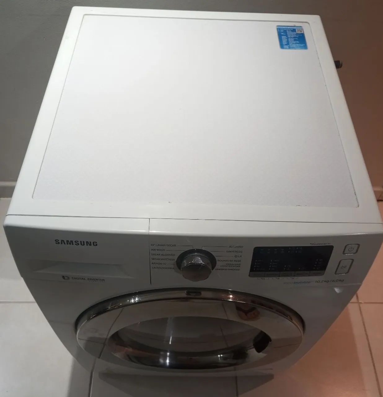 Lava e seca Samsung Eco Bubble 10,2kg com design moderno e alta performance - Foto 5