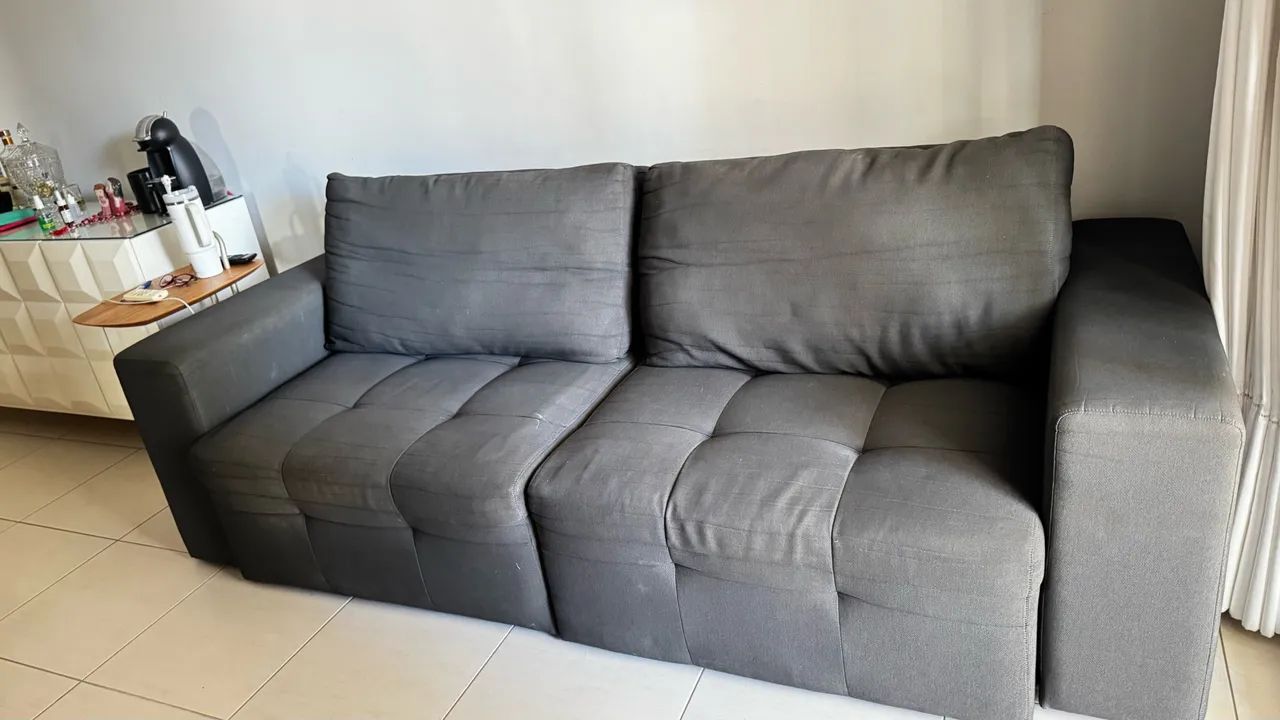 Sofá retrátil de 3 lugares - Foto 2