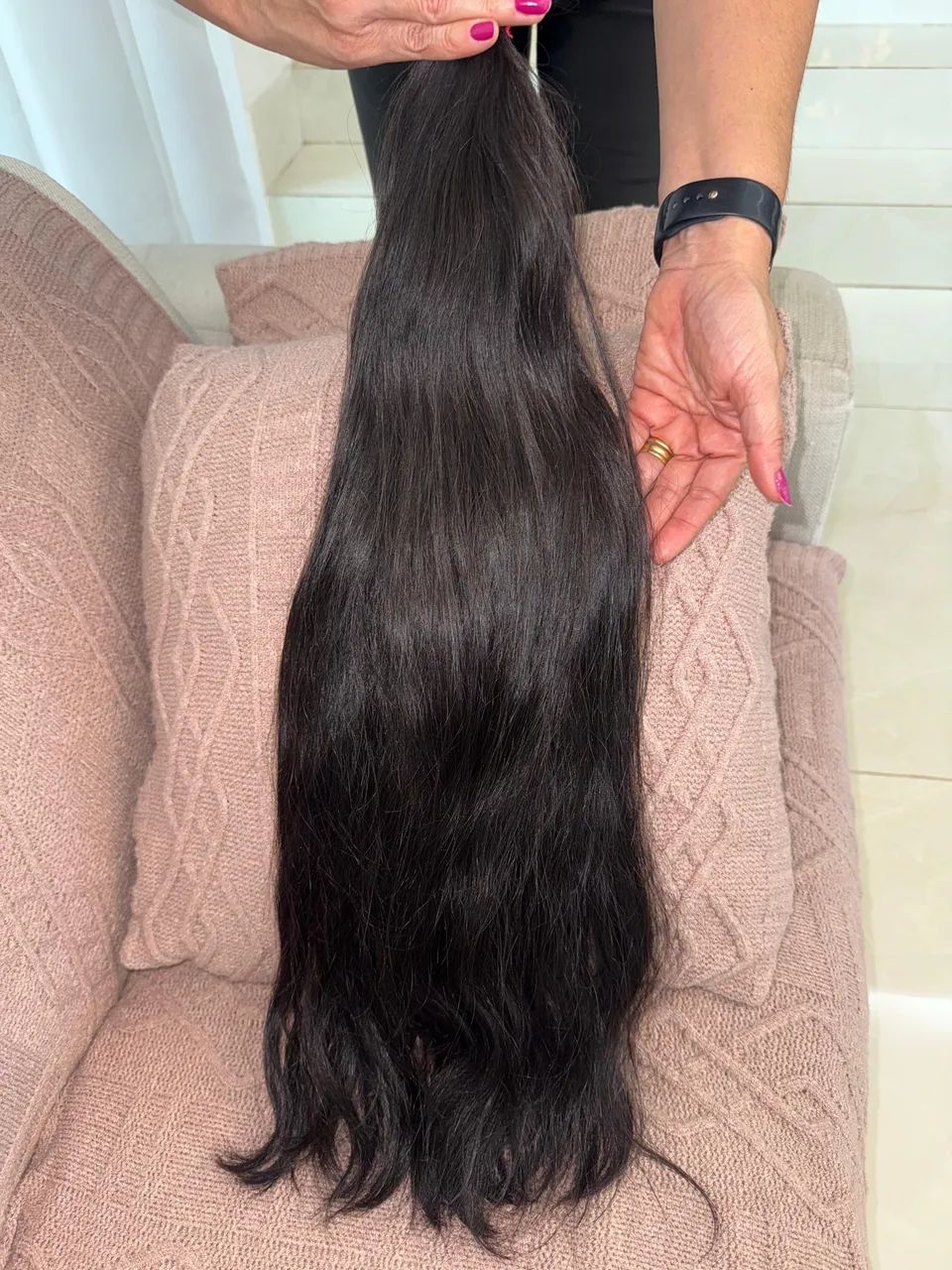 Cabelo Brasileiro 80cm - Foto 3