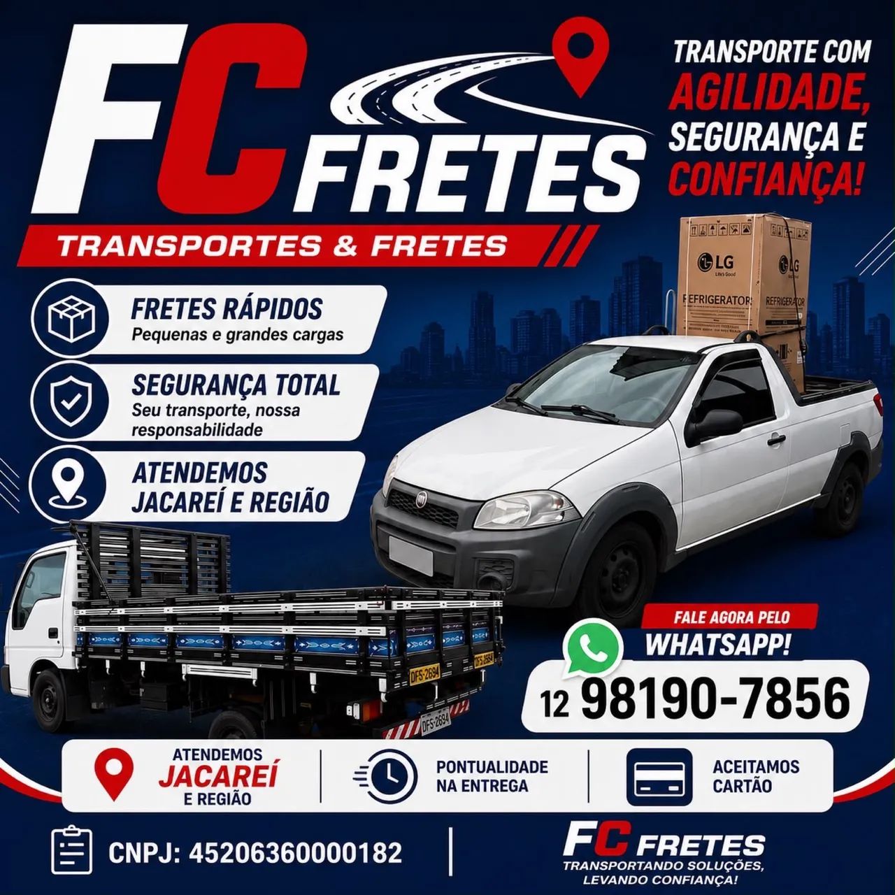 Frete e carreto 