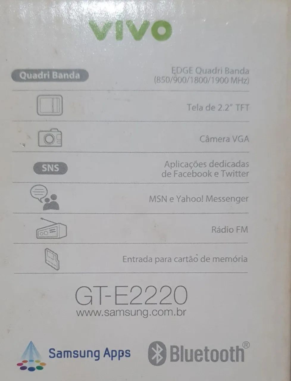 Celular Samsung Ch@t222 - Foto 2