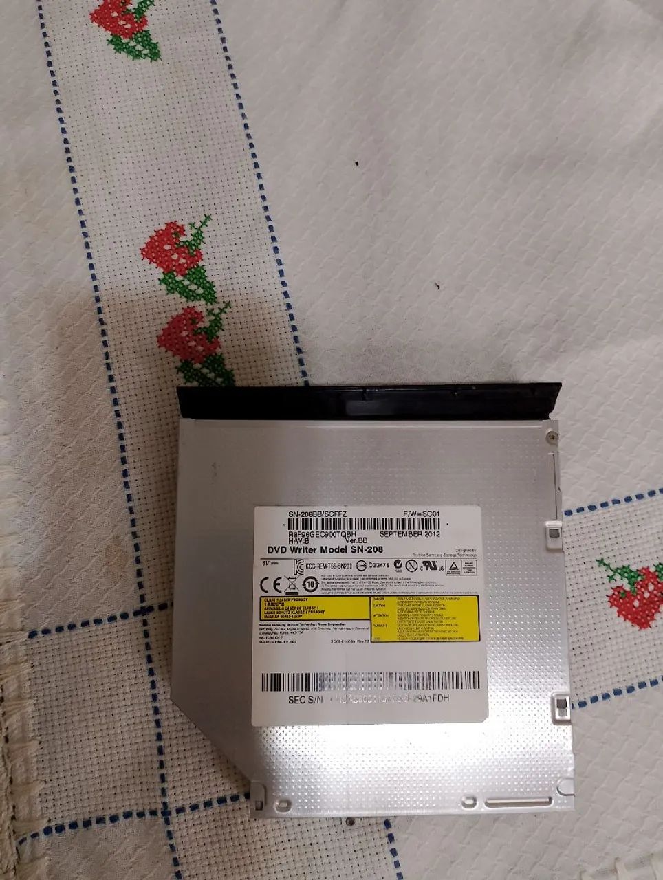 Driver cd/dvd notebook Samsung 