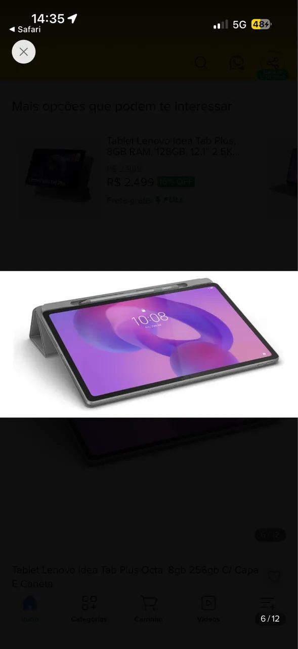Tablet Lenovo idea Tab Plus