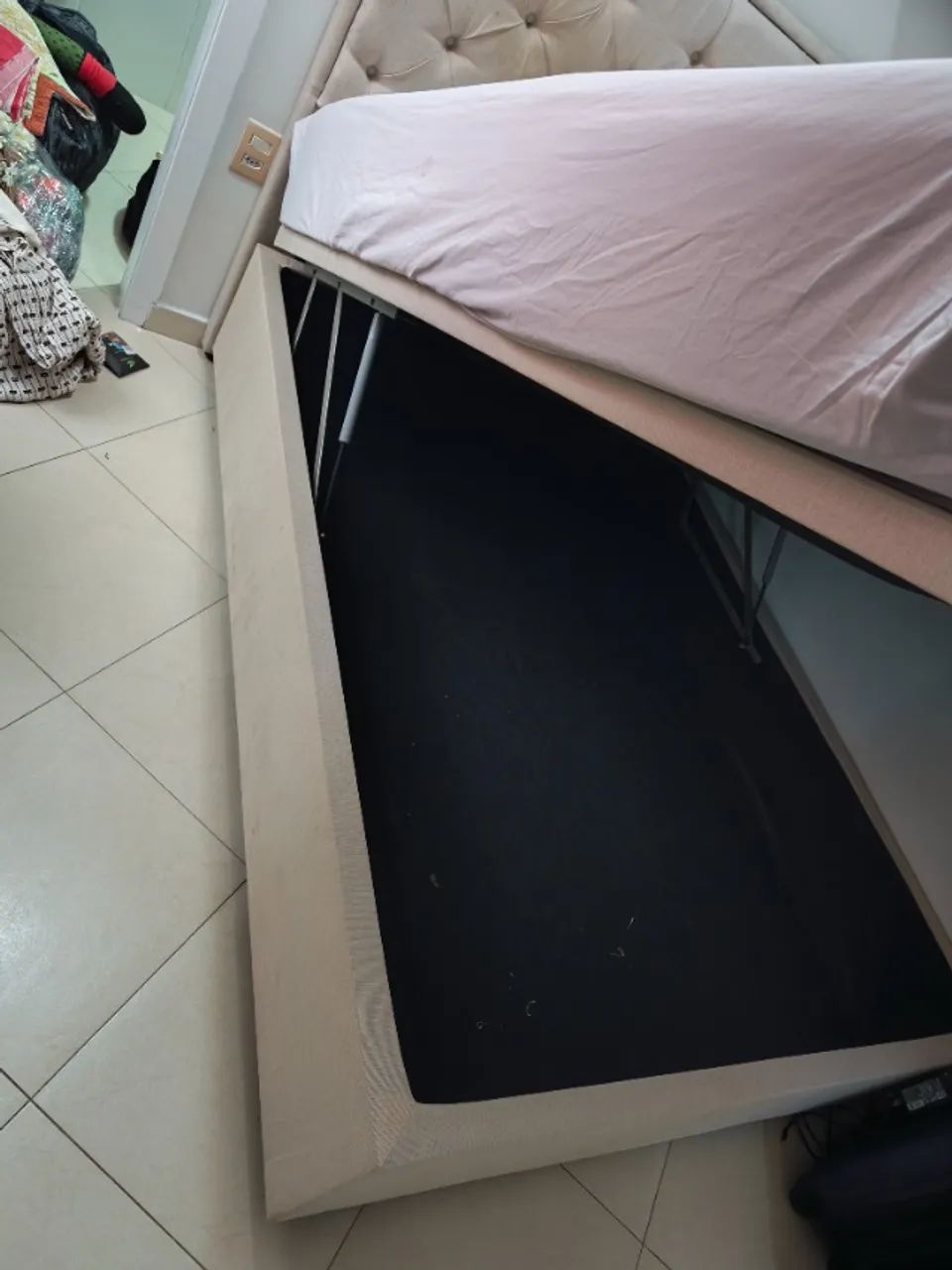 Cama box baú casal