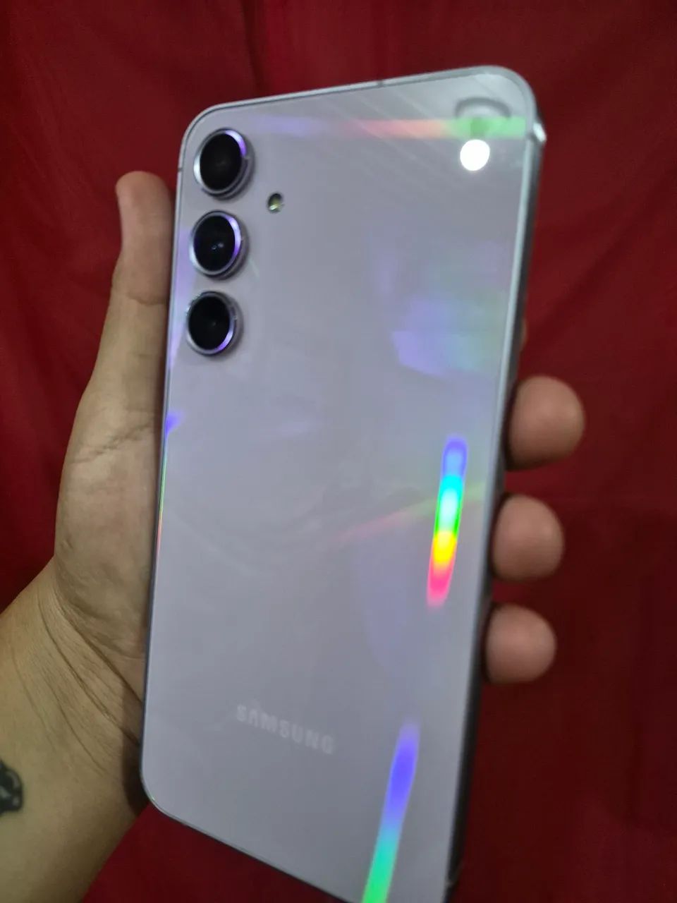 Smartphone Galaxy A55. Única dona, acompanha nota fiscal.