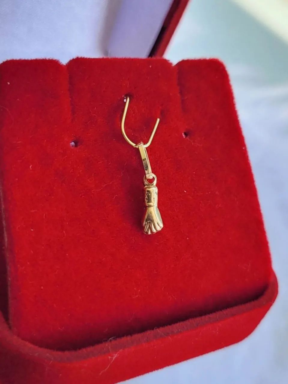 Pingente Figa mini Ouro 18k