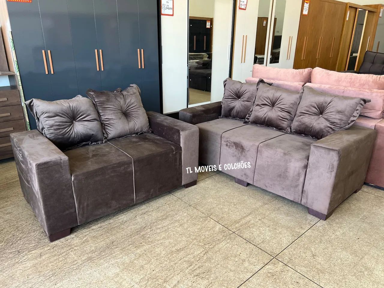 Colchão casal mais base box 