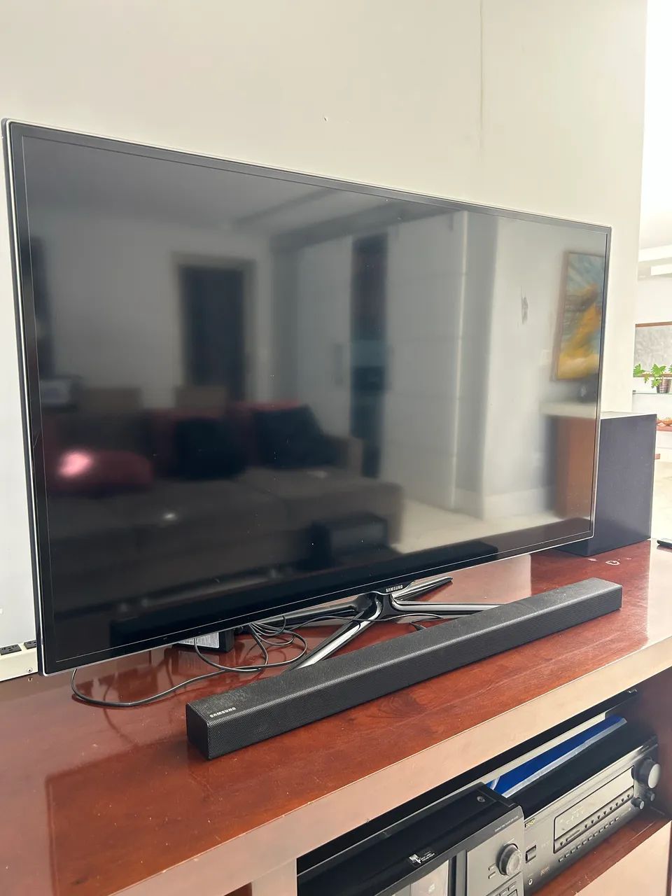 Tv Samsung UN55ES6500GXZD com tela quebrada