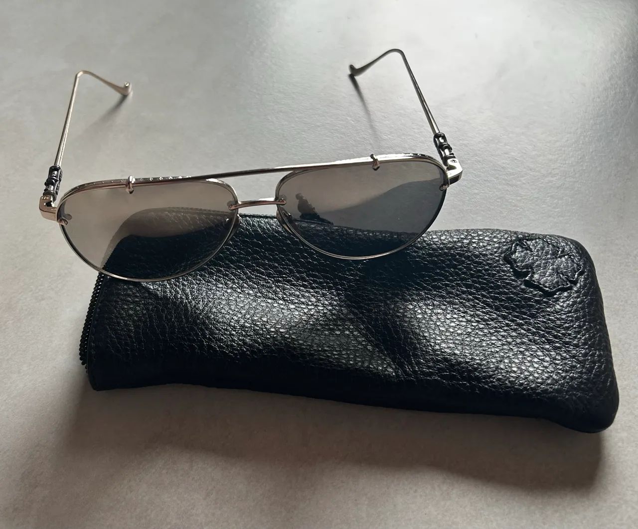 Óculo de Sol Chrome Hearts Original - Foto 4