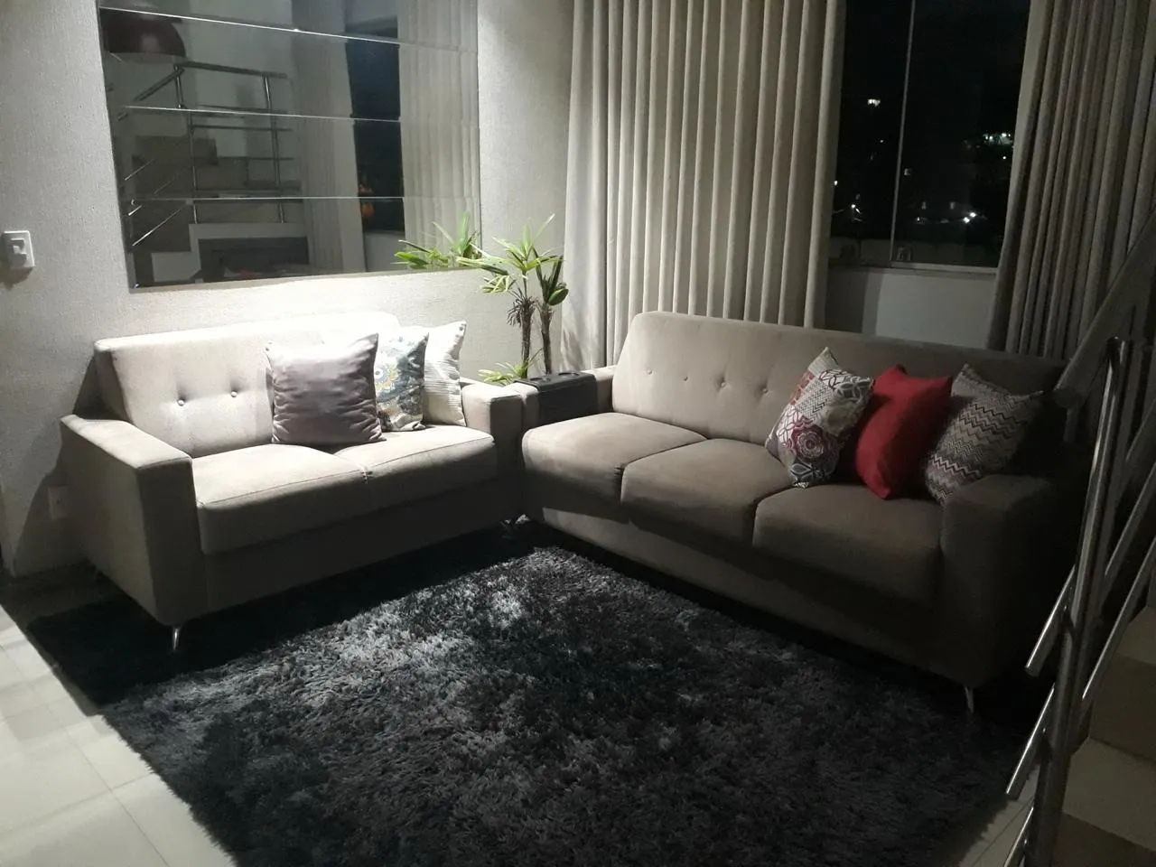 Sofá de 2 e 3 lugares