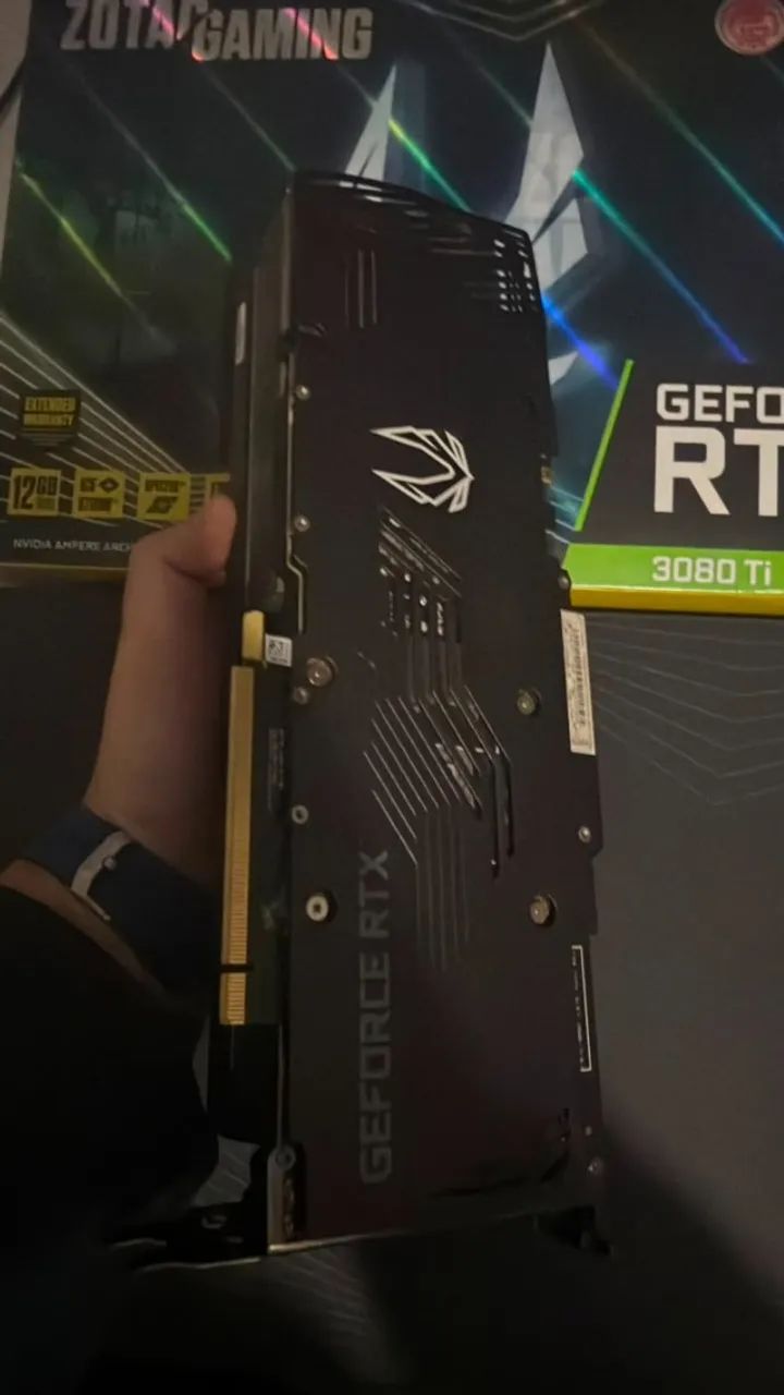Placa de Vídeo ZOTAC Gaming GeForce RTX 3080 Ti 12GB - Estado de Nova / Completa na Caixa - Foto 3