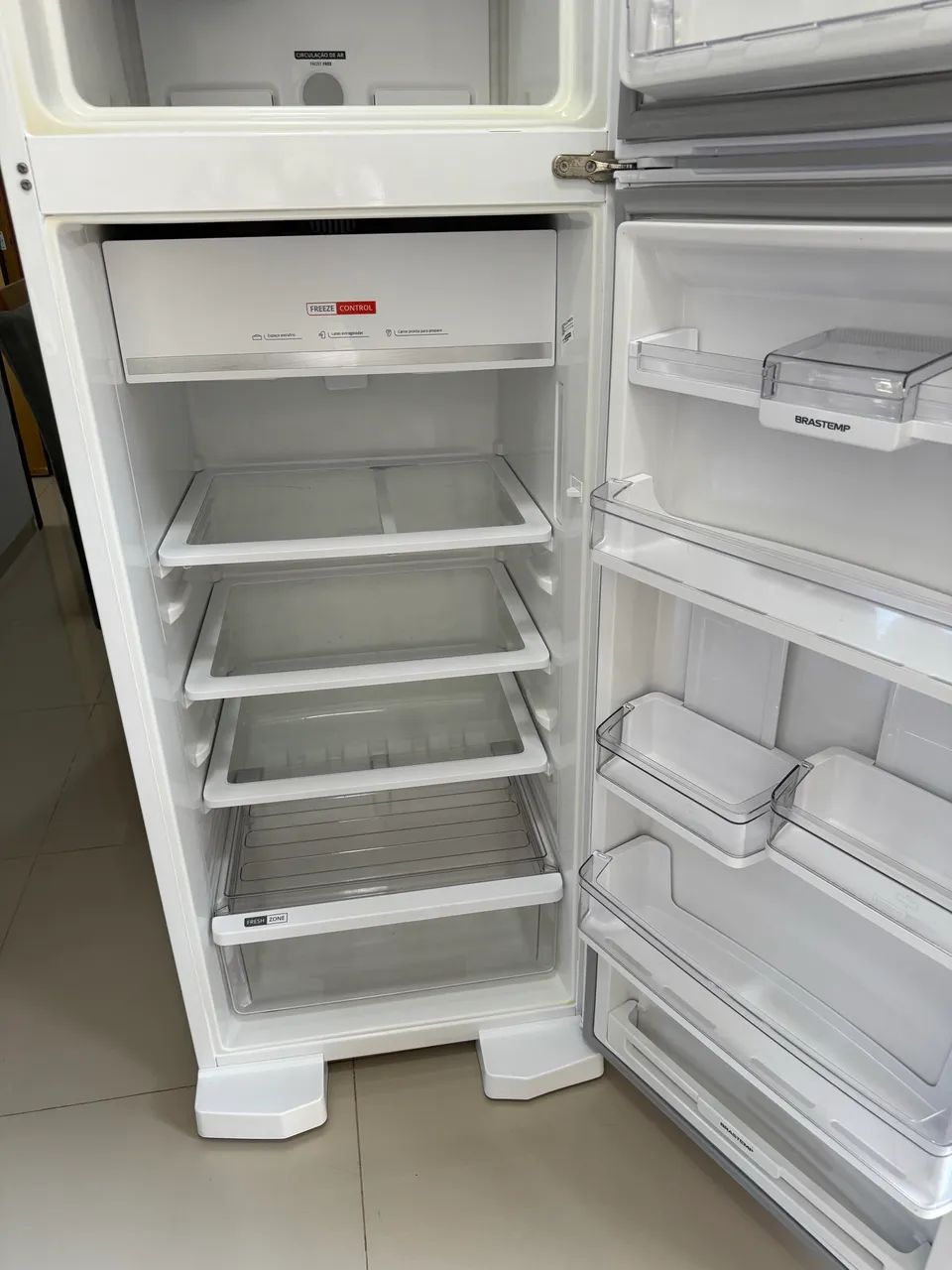 Geladeira Brastemp 400 Litros Frost Free Cor Branca 220v Semi - Nova - Foto 6