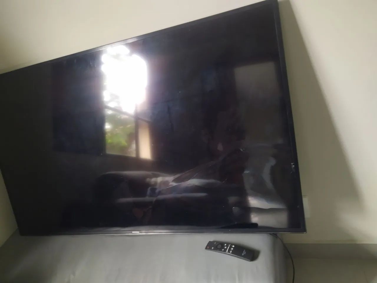 Tv Samsung 55 polegadas com tela quebrada  - Foto 2