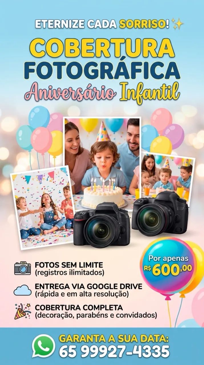 Fotografia de Aniversário 