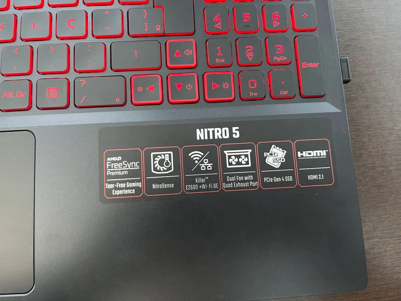 Notebook Acer Nitro 5 | RTX 3050 | 16gb | 512gb NVME - Foto 4