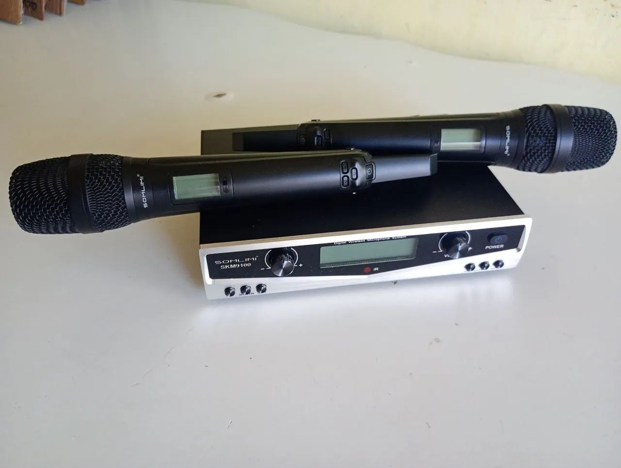 Microfone (Duplo) Sem Fio/Profissional/pronta entrega. - Foto 5