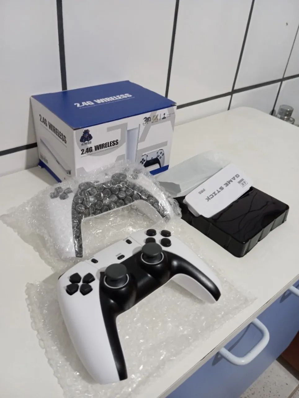 Video Game M15 21Mil Jogos Fácil de Jogar na TV pelo HDMI! 4k Retrô 02 Controles Sem Fio - Foto 2
