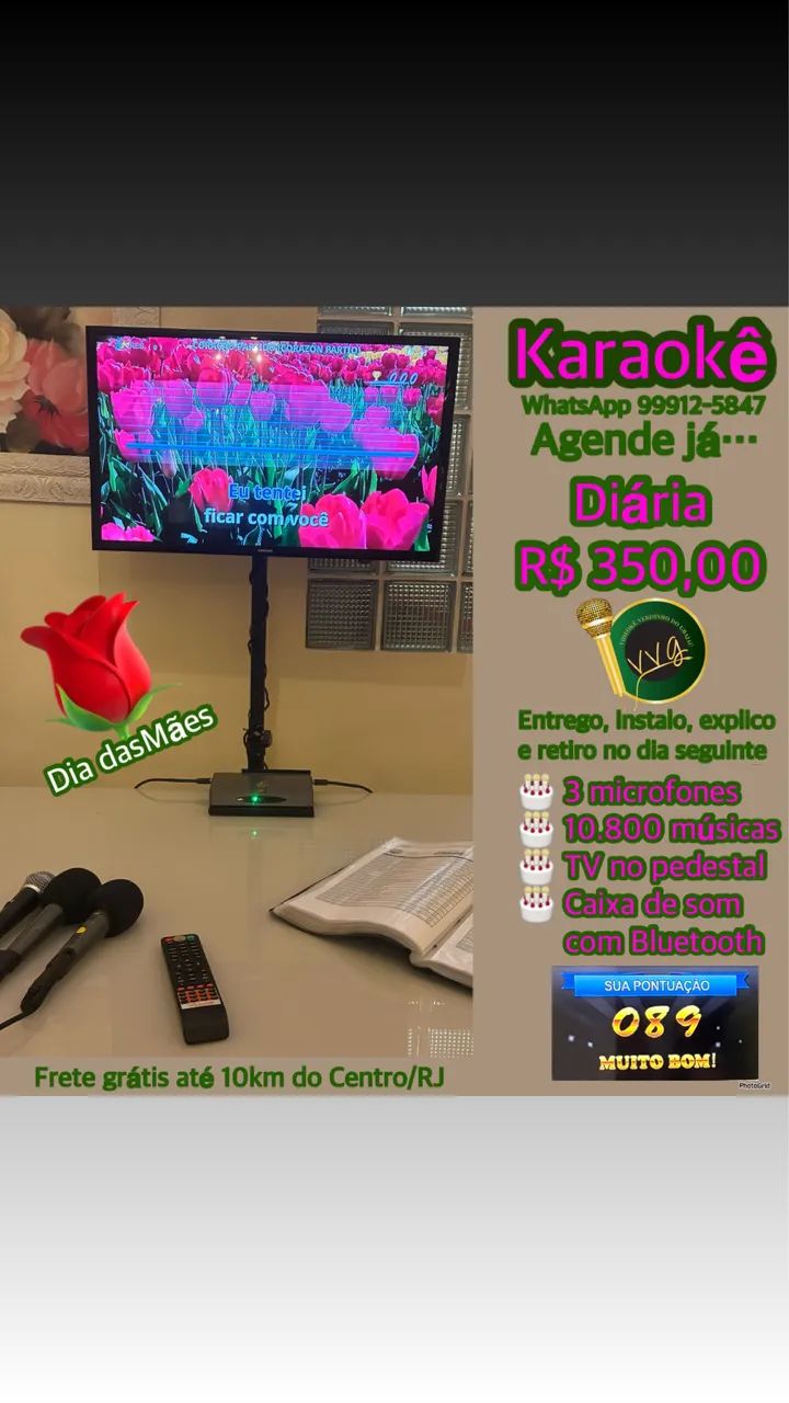 Aluguel de karaokê Entrego, instalo, explico e retiro - Foto 6