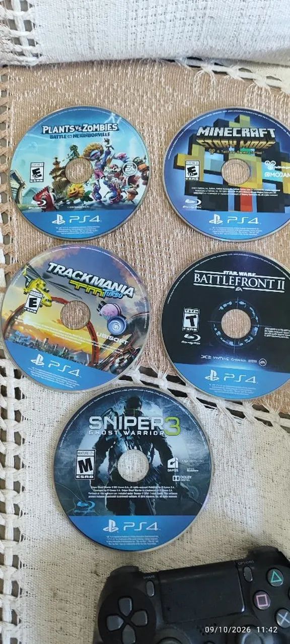 Ps4 slim com 9 jogos - Foto 2