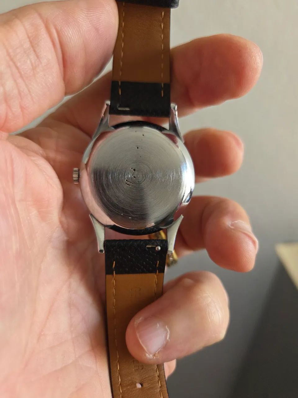 Relógio Longines Small Second (ref.6482) Cx em Aço de 36mm,Coroa Assinada e Anos 60  - Foto 3