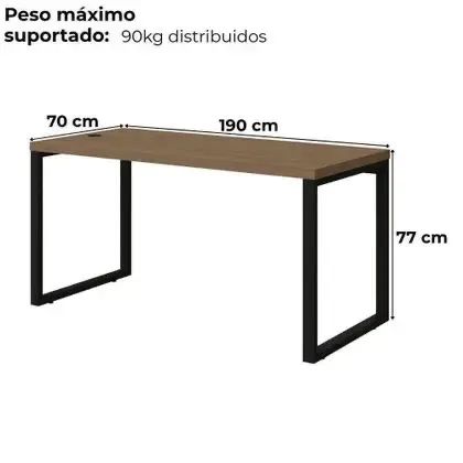 Mesa para escritório 1.90x70cm