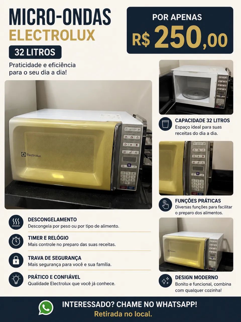 Vende-se microondas 