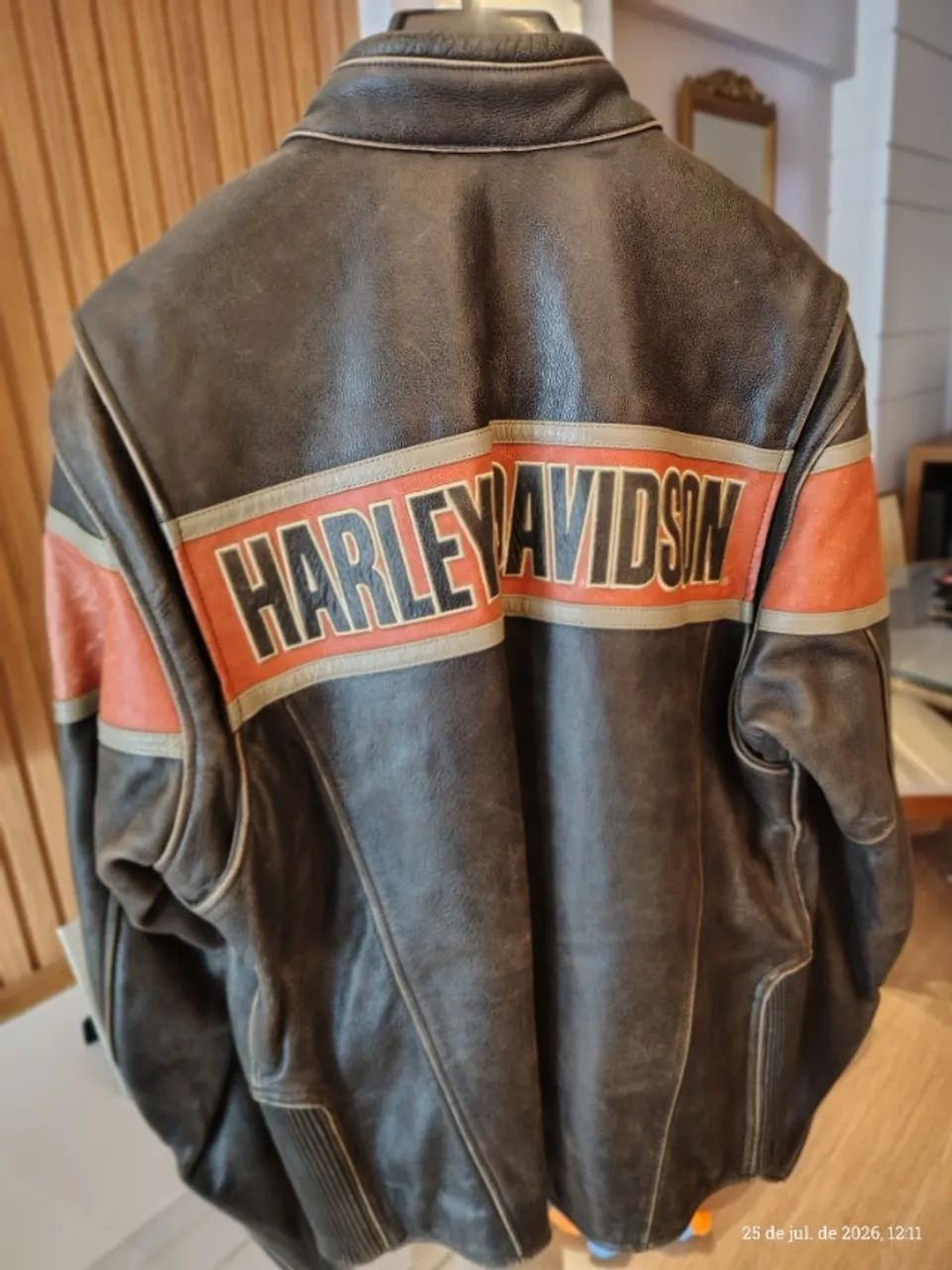 Jaqueta de couro Harley original USA  - Foto 2