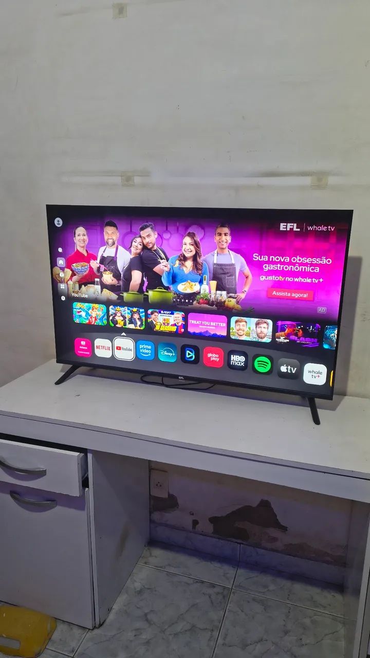 Smart TV 43" HD EFL DLED