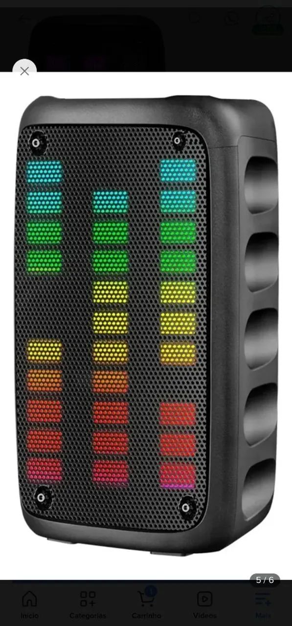 Caixa De Som Bluetooth 20w - Grasep D-3209 - Foto 5