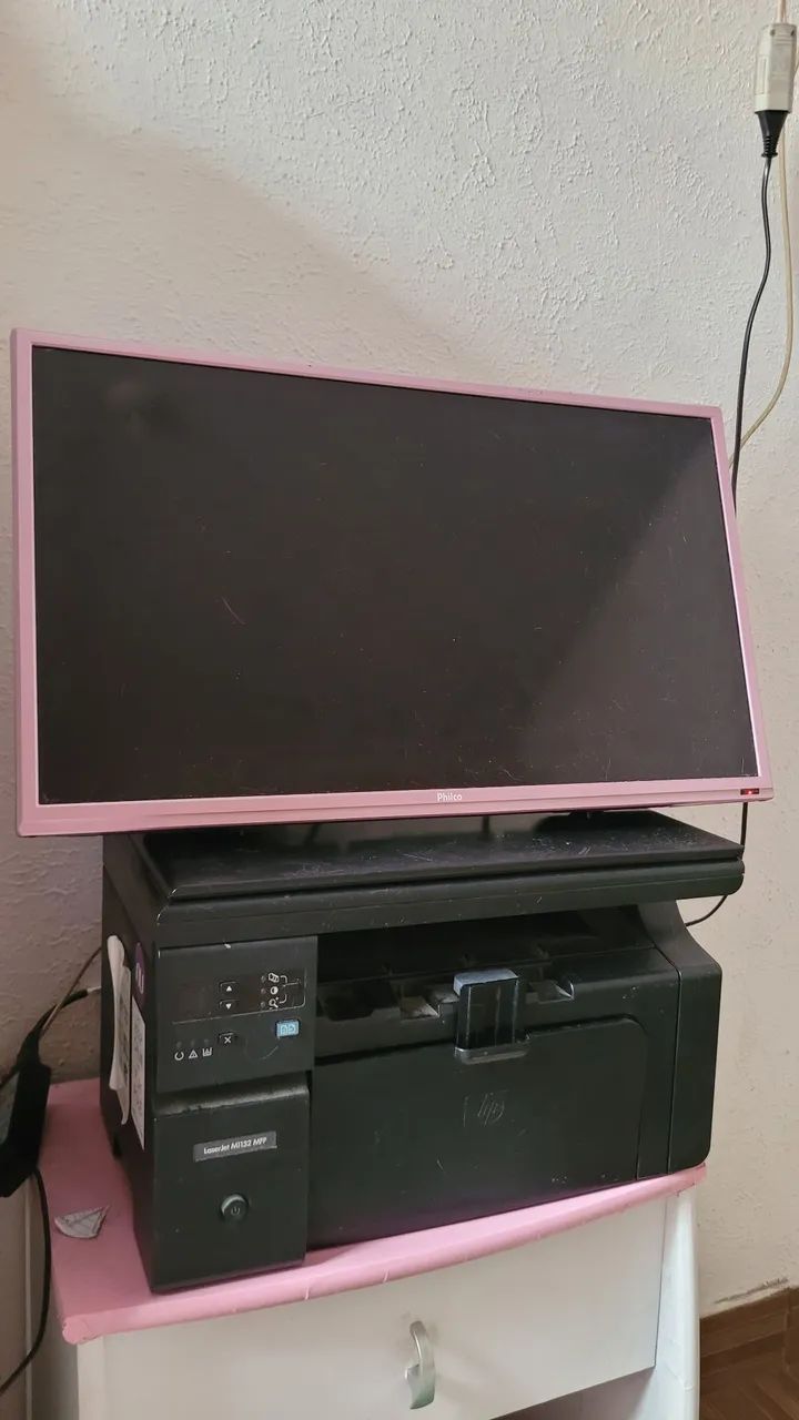 TV Philco 24 Polegadas LED cor de rosa - Foto 6